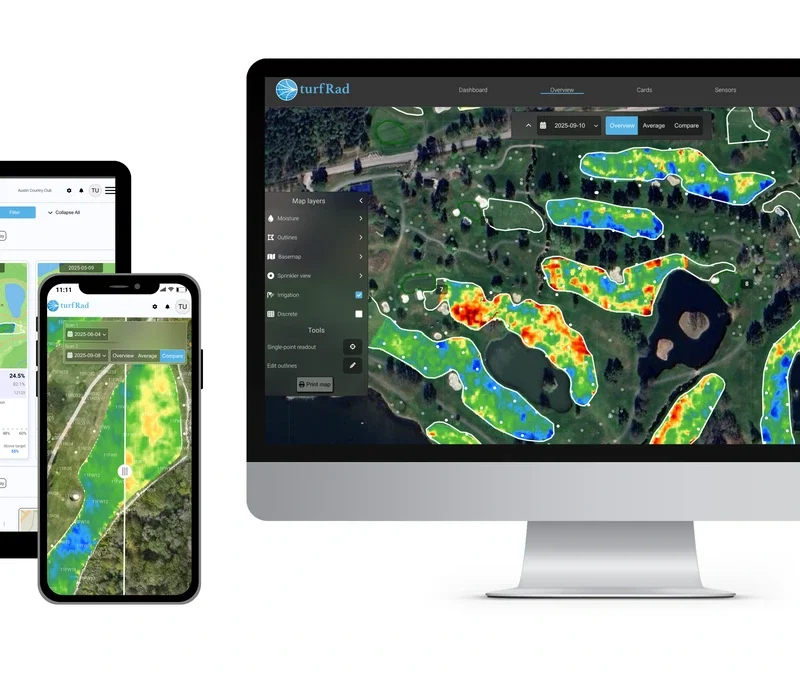 turfRad Soil Moisture Mapping